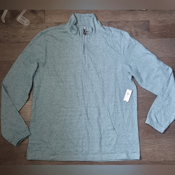 Mens Half Zip Sweater - Old Navy - Blue/Green - Size Large - Picture 2 of 4